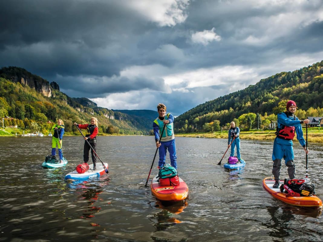 SUP Mehrtagestour auf der Elbe