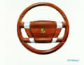 Lenkrad der Designstudie Porsche Tiptronic, ca. 1990er Jahre