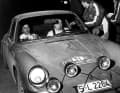 Rallye Monte Carlo 1969: Gérard Larrousse und Claude Perramond (Beifahrer) im Porsche 911 S 2,0 Coupé - 2. Platz im Gesamtklassement.