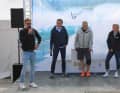 Eröffnung mit Fehmarns Tourismus-Direktor Oliver Behnken, Andreas Erbe, Saskia Höhner und Moderator Ingo Meyer