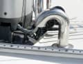 Recreational craft technology: Although the gooseneck is much more delicate on recreational craft, it does not fit on every boat.