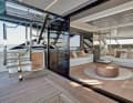 The internal staircase leading to the Fly has been removed, creating more space on the main deck.