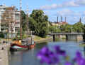 Linköping, die größte Stadt am Kinda-Kanal