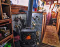 Without a shore power connection, the stove has to keep you warm in the cold months of the year - just like in the old days
