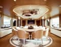 Solitaire: The only dining area in the interior is located on the main deck