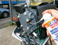 To protect the cylinder from rust, you should spray a special preservative into it through the spark plug hole