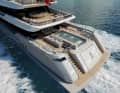 At the stern, guests can look forward to a longitudinally installed pool.
