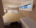The berth is available either as a double bed or as two single berths.