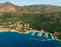 There is a promenade from the ACI Marina Slano (left and below) to the town centre...