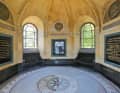 The ground floor of the Kiel-Holtenau lighthouse is a memorial hall for the first namesake of the Kiel Canal and its patrons: Kaiser Wilhelm I and Kaiser Wilhelm II.