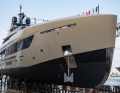 The hull and superstructure of the 50 metres are made of aluminium.