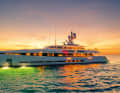 Sleek: The almost 50 metre long "K2" scores with its cat look...