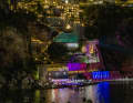Long Night: A band, various performance artists and a light show provided the entertainment.
