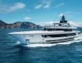 Clear shapes: Francesco Paszkowski designed the masculine exterior of the 450-tonne vessel, which is equipped with a diesel-electric hybrid drive as standard.  The range in eco mode is 7600 nautical miles