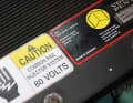 Stickers on the engines often provide information about the correct antifreeze protection