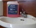 For drinking water systems on boats, only special antifreeze fluids without toxic additives may be used
