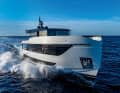 Big wave: When the four IPS units give their all, the A96 reaches a top speed of more than 23 knots; when travelling, the captain aims for around 19 knots