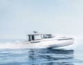 Saxdor 400 GTO: The Finnish-Slovenian design is built in Poland and runs at up to 48 knots. Axopar co-founder Sakari Mattila is behind the brand