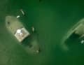 Sunken wreck off Rødvig, Denmark