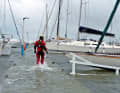 Lifeboat crew at Schilksee Olympic Harbour