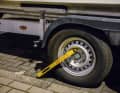 Wheel clamps to prevent theft