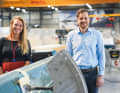 The Rondal team, Ilse Blok (Marketing) and Boaz Dikken (Sales), work next door