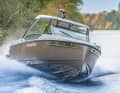 The sleek hulls from Saxdor have good rough water characteristics and are not disturbed by waves