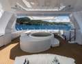 ... There is a portable jacuzzi on the top deck