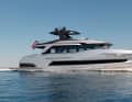 Xtreme 78 Fly: Im Heck der 23,9-Meter-Konstruktion von Sea Level/Diana Yacht Design hebt die Alu-Plattform Tender bis zu einer Tonne an