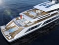There is a pool or jacuzzi on almost every deck, ...