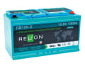 In a standard housing: convenient for easily replacing lead-acid batteries. The dimensions correspond to those of the standard lead-acid formats. As lithium cells are more compact, the housing is often not completely filled with batteries