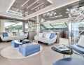 Salon: The interior by Valentina M. de Romedis shows the "Miami" concept. "Miami"
