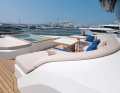 Open spaces: relaxing on the Portugieser Bridge in front of the wheelhouse or ...