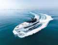 Striking: The Majesty 111 comes with a Jacuzzi, negative bridge windows and a top speed of 20 knots as standard. The black hardtop paintwork is optional