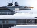 Weather protection: Gulf Craft integrates rotating louvres into the cantilevered roof. Glass fashion plates characterise the superstructure look