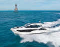 The Galeon 435 GTO is powered by three Mercury Verado 600 HP outboards