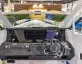 The operator's platform is modernly equipped and ergonomically arranged