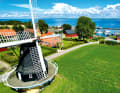 One of the area's top harbours is the one at the foot of the windmill on the islet of Agersø