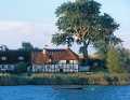 Farm on Lyø, the small island in the south-west of Funen. The village of Lyø By is located inland, but can be reached from the harbour in the north