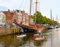 Why not explore a city like Lübeck on a SUP instead of going ashore? In many harbour cities, such an excursion is a must