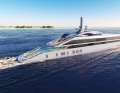 Pool platform: The 20-metre-long pool receives the 114-metre-long "Arwen" project, ...