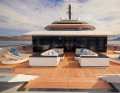 Reichlich Raum: Die Loggia liegt vor den VIP-Suiten des Spa-Decks.