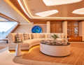 Essential equipment: The extremely experienced charter owners requested a large beach club for their first yacht.