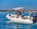 The hull of the Gala Viking 650 impresses with its robust construction, low heel and good rough water properties