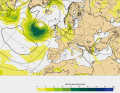 Result of the ECMWF numerical weather model known to date