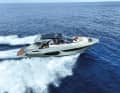 The opening hardtop and the large lounge area on the bow are just two features of the new FIM Regina 500.