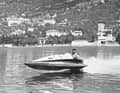World record boat from 1935 in the 1.5-litre class. At the helm: Riva engineer Valtolina