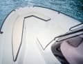 The seats in the bow can be converted into a sun lounger.
