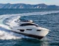 The 15.33 metre long compact flybridge format Ferretti Yachts 500 will be on display on their stand in Hall 6