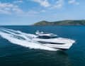Princess is once again investing in an impressive stand in Hall 6 this year, shipping five models from its shipyard in Plymouth, including the 25.26 metre long S80 from the sporty S Class